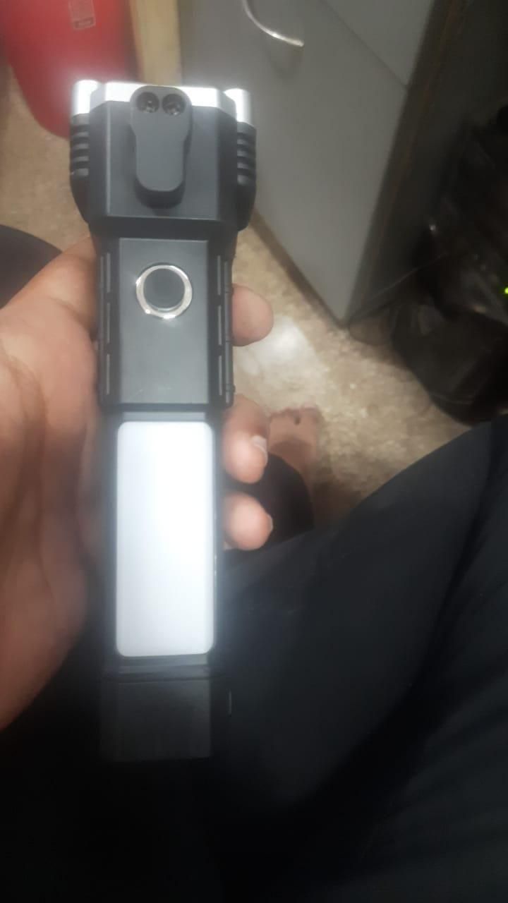 Portable Rechargeable Torch LED Flashlight with USB charger