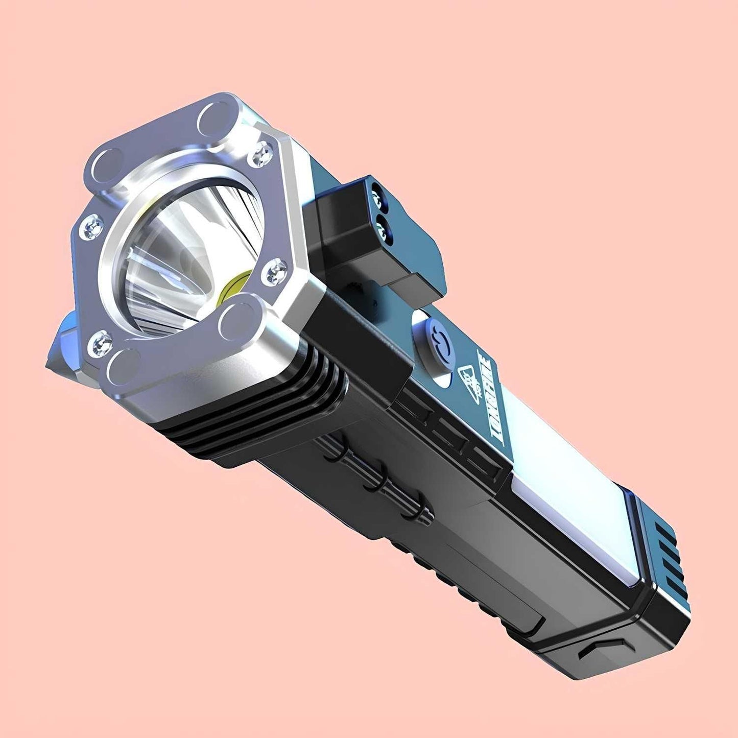 Portable Rechargeable Torch LED Flashlight with USB charger
